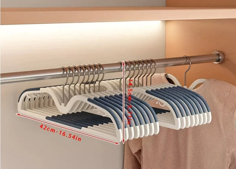 Clothes Hangers Space-Saving Slim Neck 360 Degree Rotating Hook