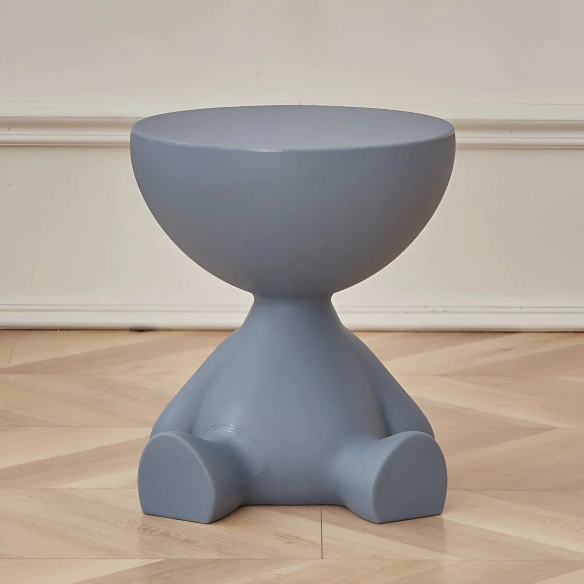 Coffee Table Round Plastic Space-Saving Lightweight-Durable