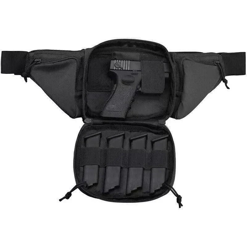 Concealed Carry Waist Pack 800D Oxford Fits Full-Size Pistol
