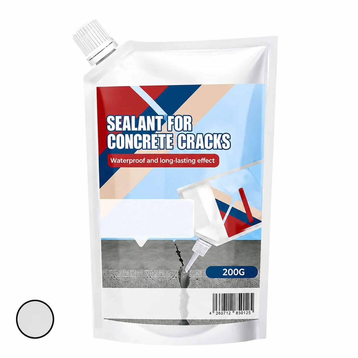 Concrete & Masonry Crack Sealant Waterproof Flows Into Cracks