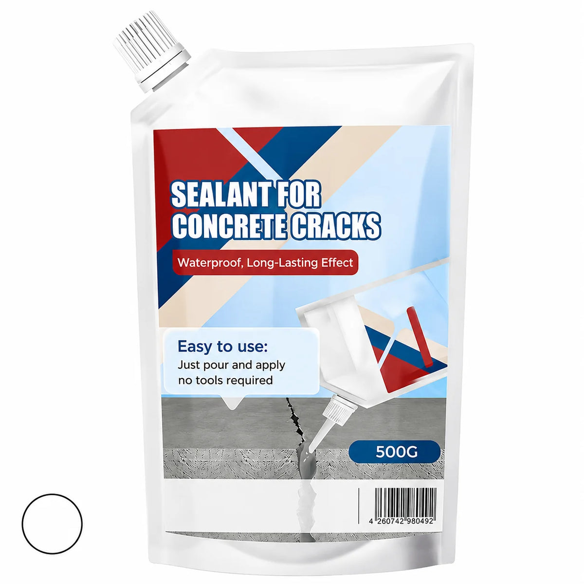 Concrete & Masonry Crack Sealant Waterproof Flows Into Cracks