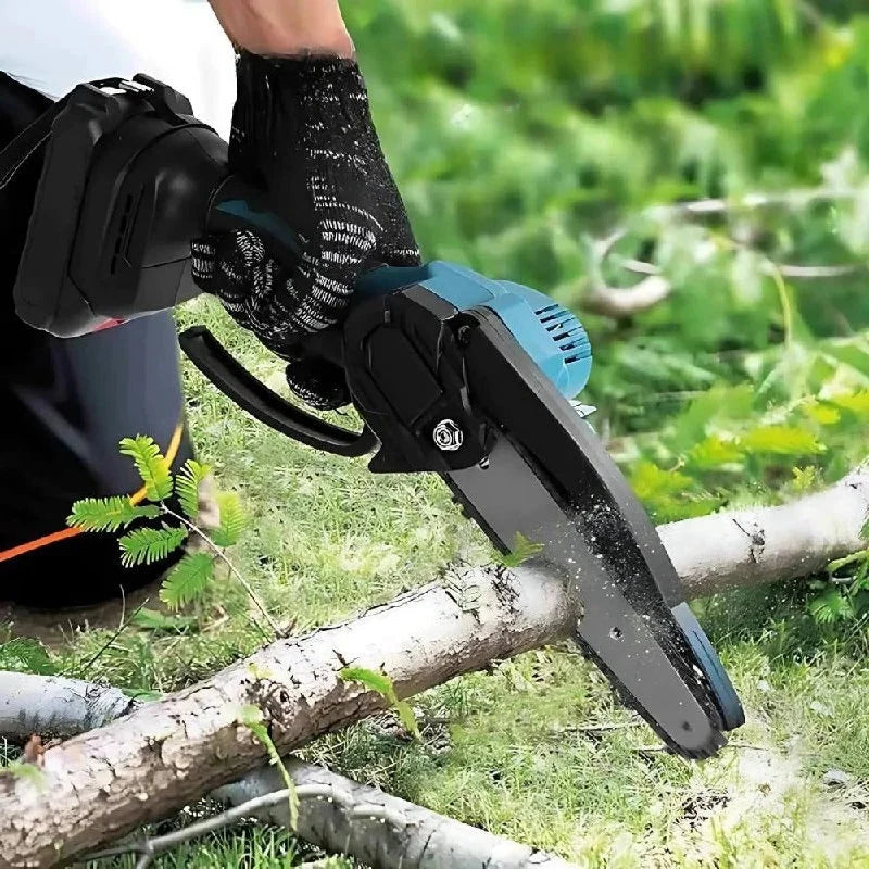 Cordless Electric Chainsaw Lightweight 30-Minute Runtime 1000W Motor