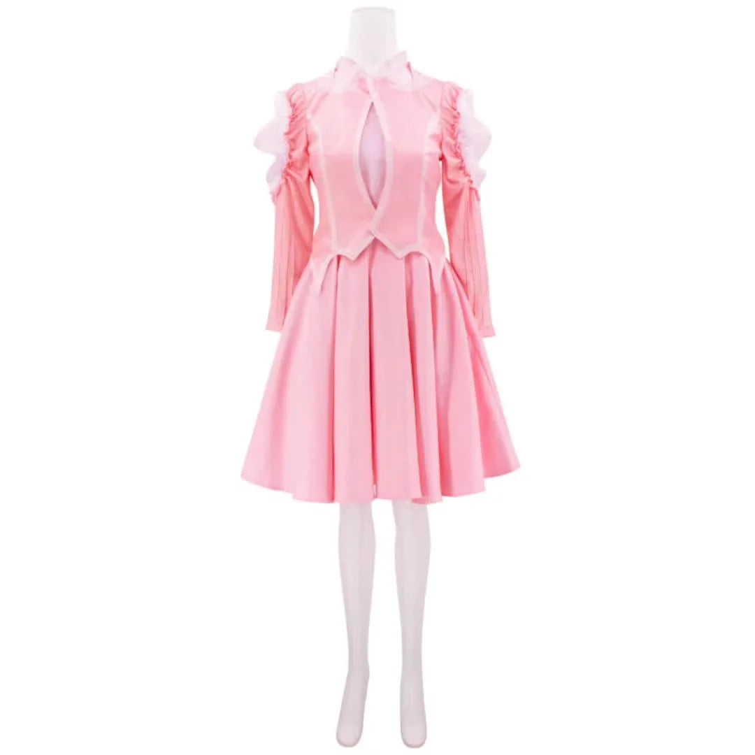 Cosplay Dress Fitted Bodice Layered Skirt & Sparkling Accents