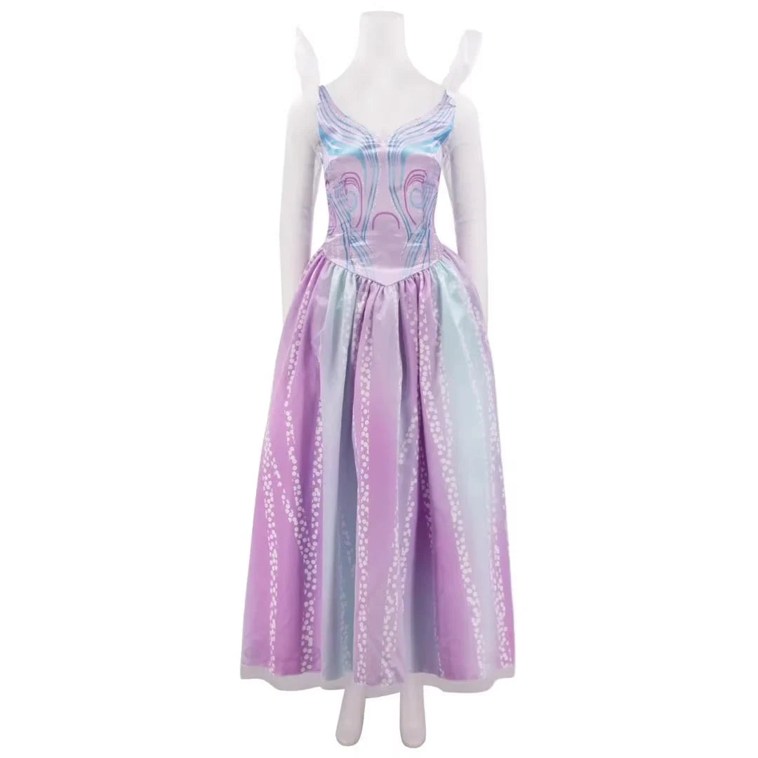 Cosplay Dress Fitted Bodice Layered Skirt & Sparkling Accents