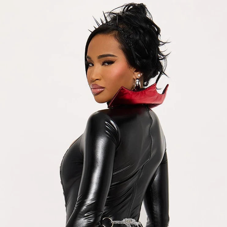 Costume Vampire Queen Five-Piece Stretch Polyester