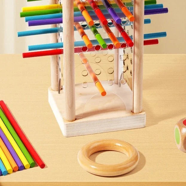 Counting Sticks Set Wooden Colorful Number Learning