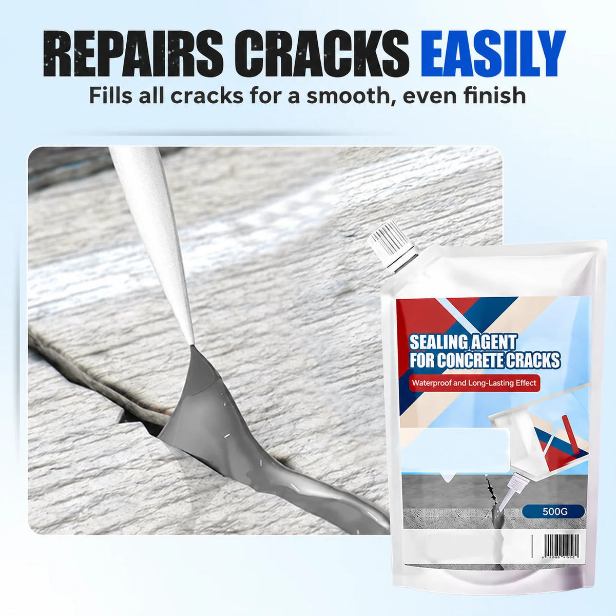 Crack Sealant Fills Fine Cracks Water-Repellent