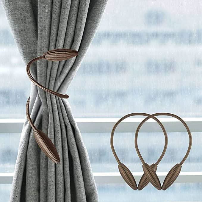 Curtain Holder Tool-Free Malleable Aluminum Polyester Cover