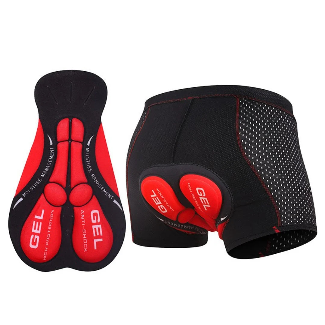 Cycling Shorts Gel-Padded Breathable & Stretchy