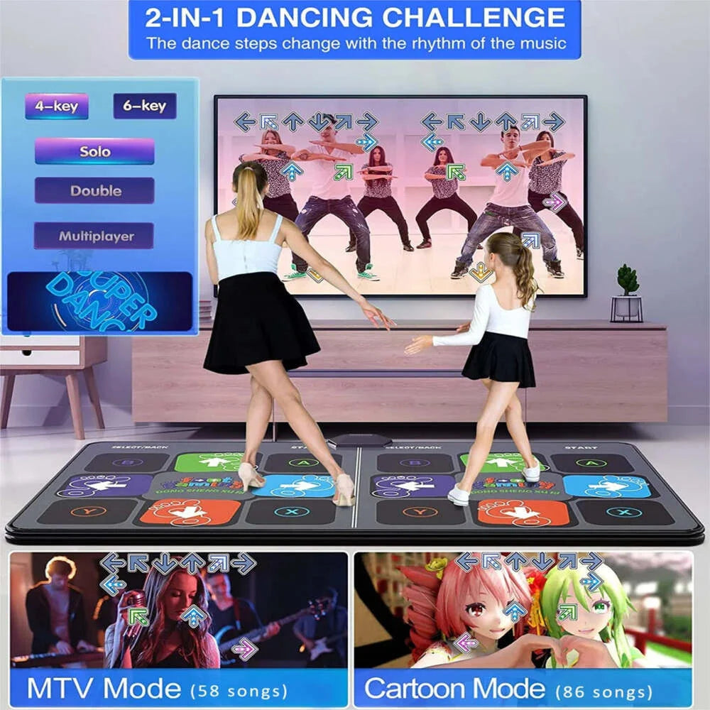 Dance Mat Game HDMI TV Connection 144 Songs