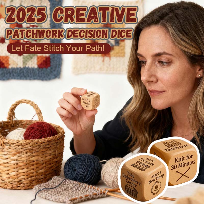 Decision Dice Wooden Laser Engraved Craft Prompts