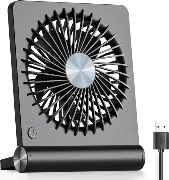 Desk Fan USB Powered Ultra Quiet 3-Speed