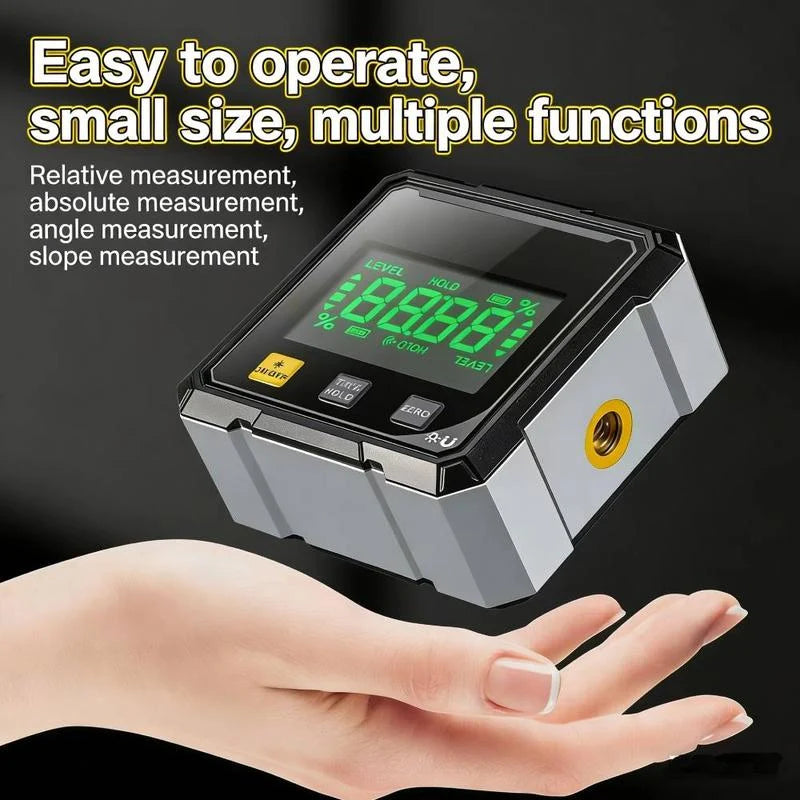 Digital Laser Angle Meter 0.2° Accuracy Magnetic Base