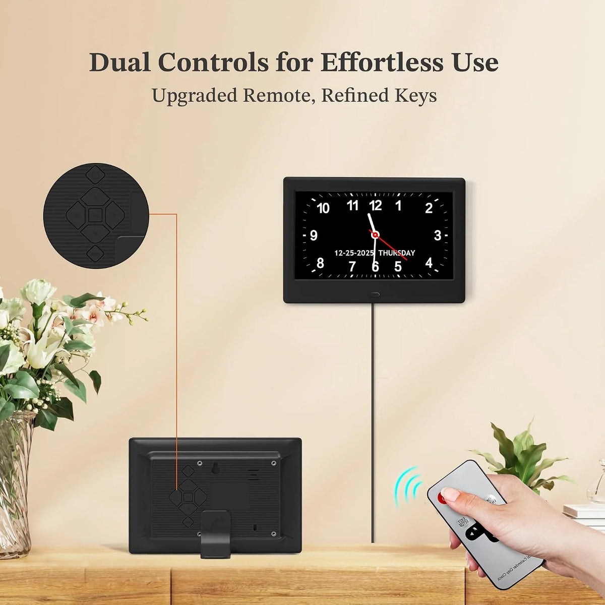 Digital Routine Clock Large Display Eight Activity Reminders