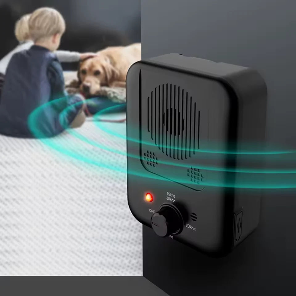 Dog Bark Deterrent Ultrasonic USB Rechargeable Waterproof