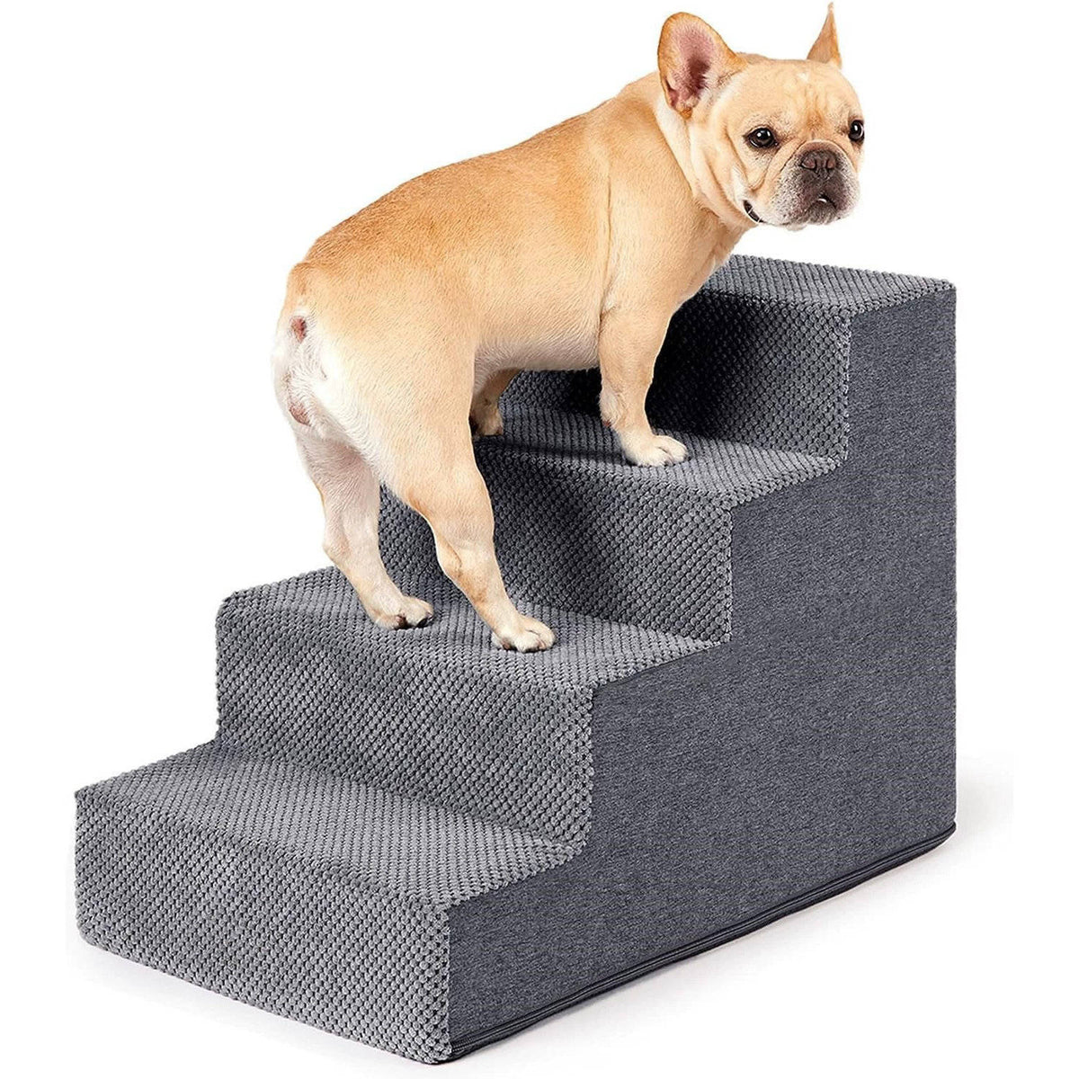 Dog & Cat Stairs 4-Step Non-Slip Washable Cover