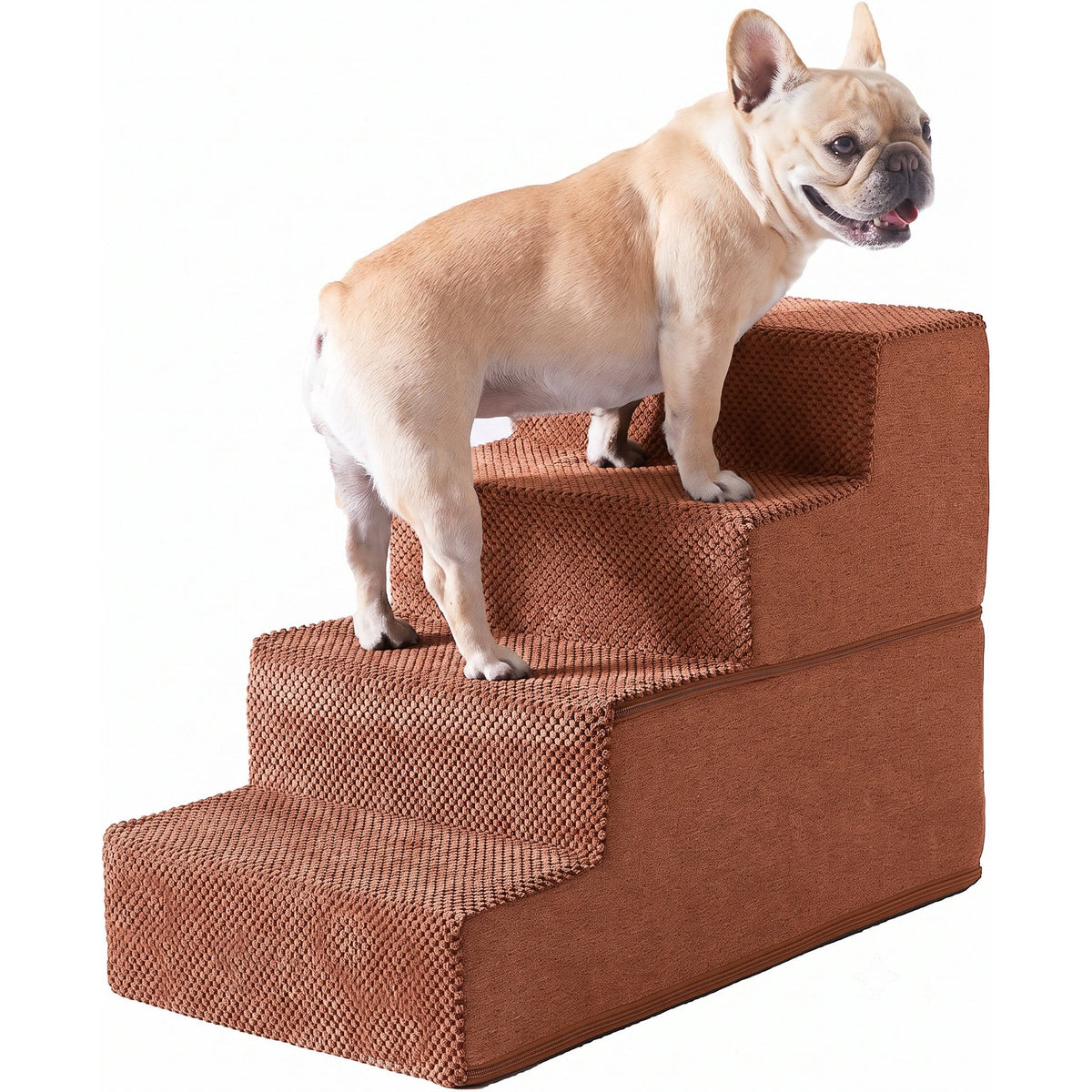 Dog & Cat Stairs 4-Step Non-Slip Washable Cover