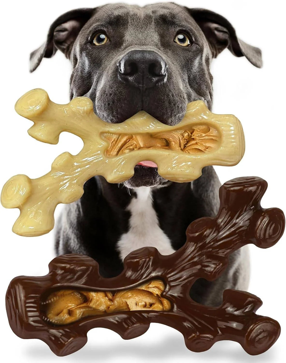 Dog Chew Toys Heavy-Duty Nylon Textured Grooves