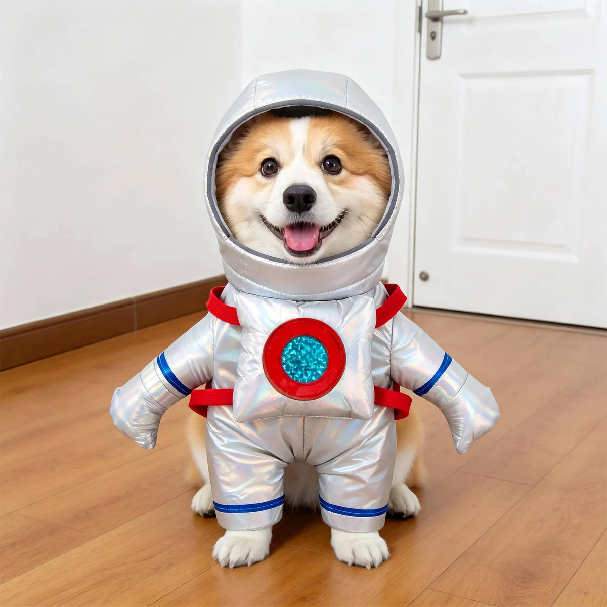 Dog Costume 3D Skeleton Illusion Padded Arms