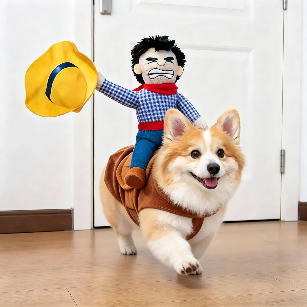 Dog Costume 3D Skeleton Illusion Padded Arms