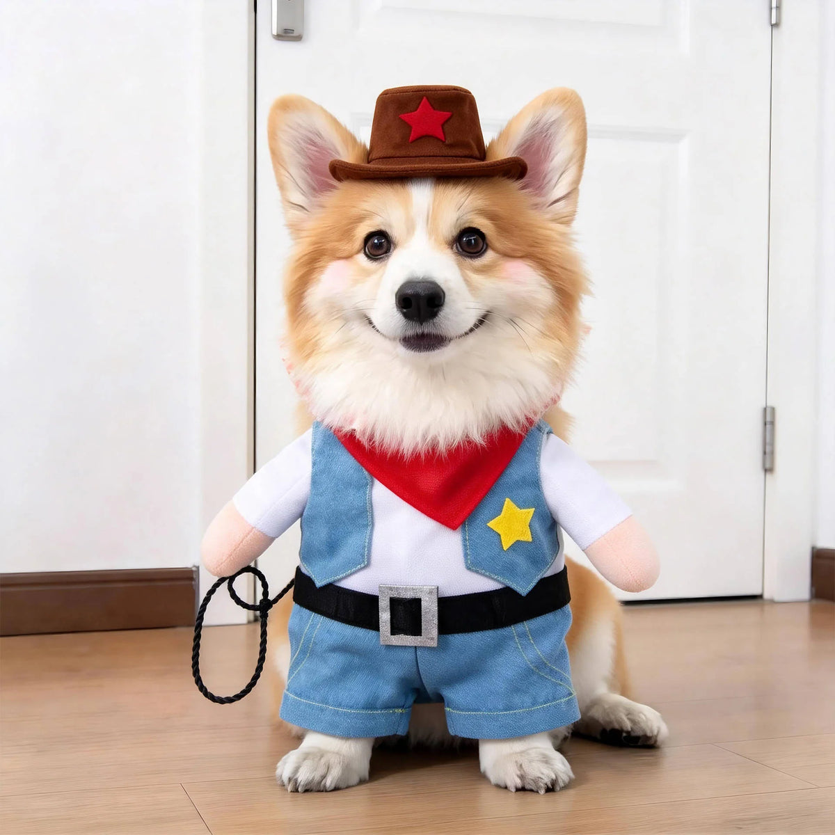 Dog Costume 3D Skeleton Illusion Padded Arms