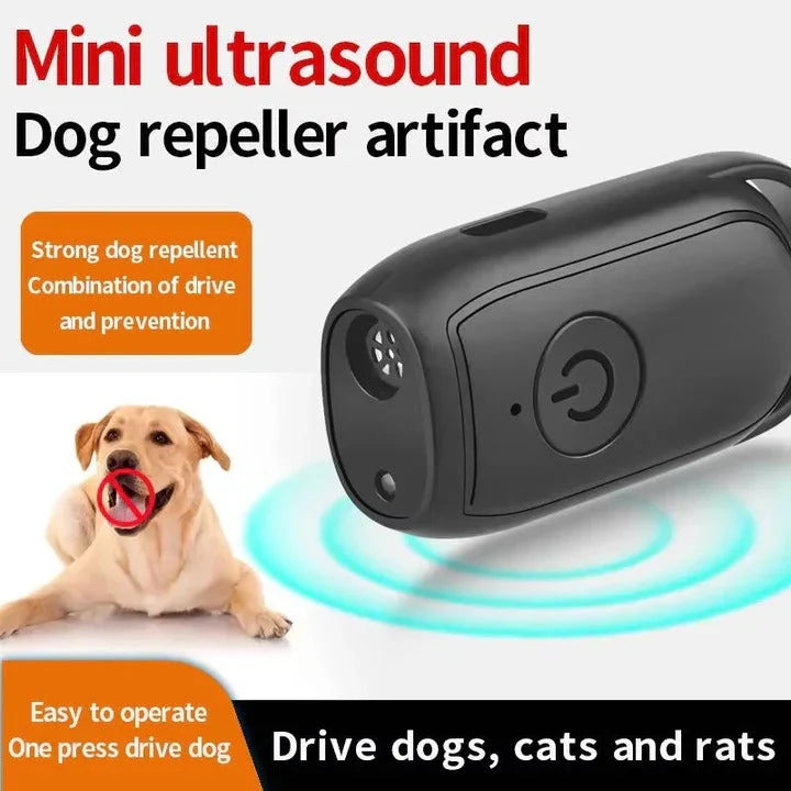 Dog Repeller Pocket-Sized Ultrasonic 10-Yard Range