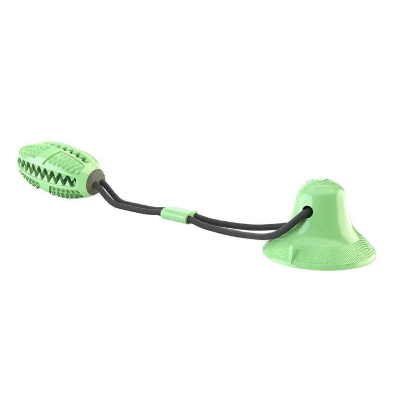 Dog Toy Treat Dispenser Suction Cup & Tug Rope