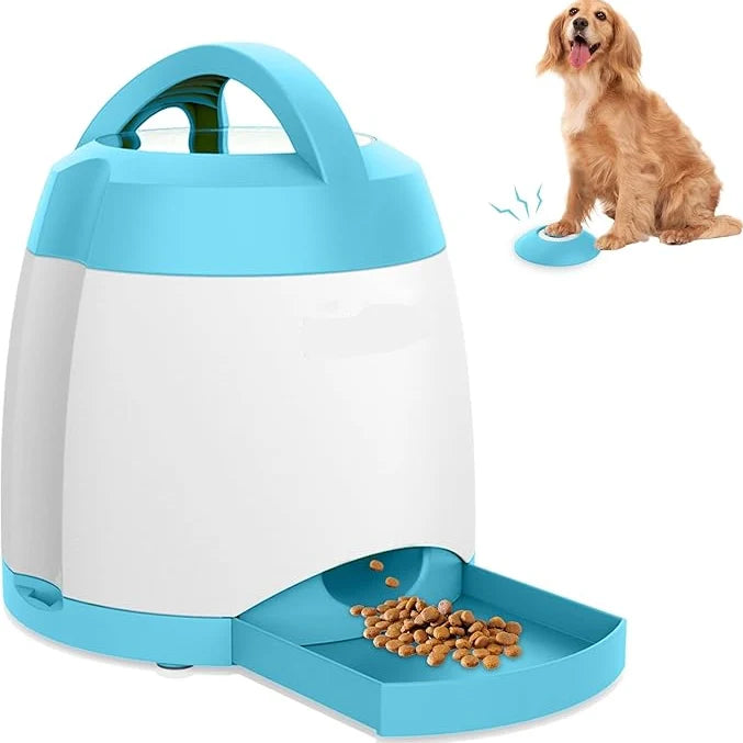 Dog Treat Dispenser Remote-Controlled Adjustable Portions 164-Foot Range