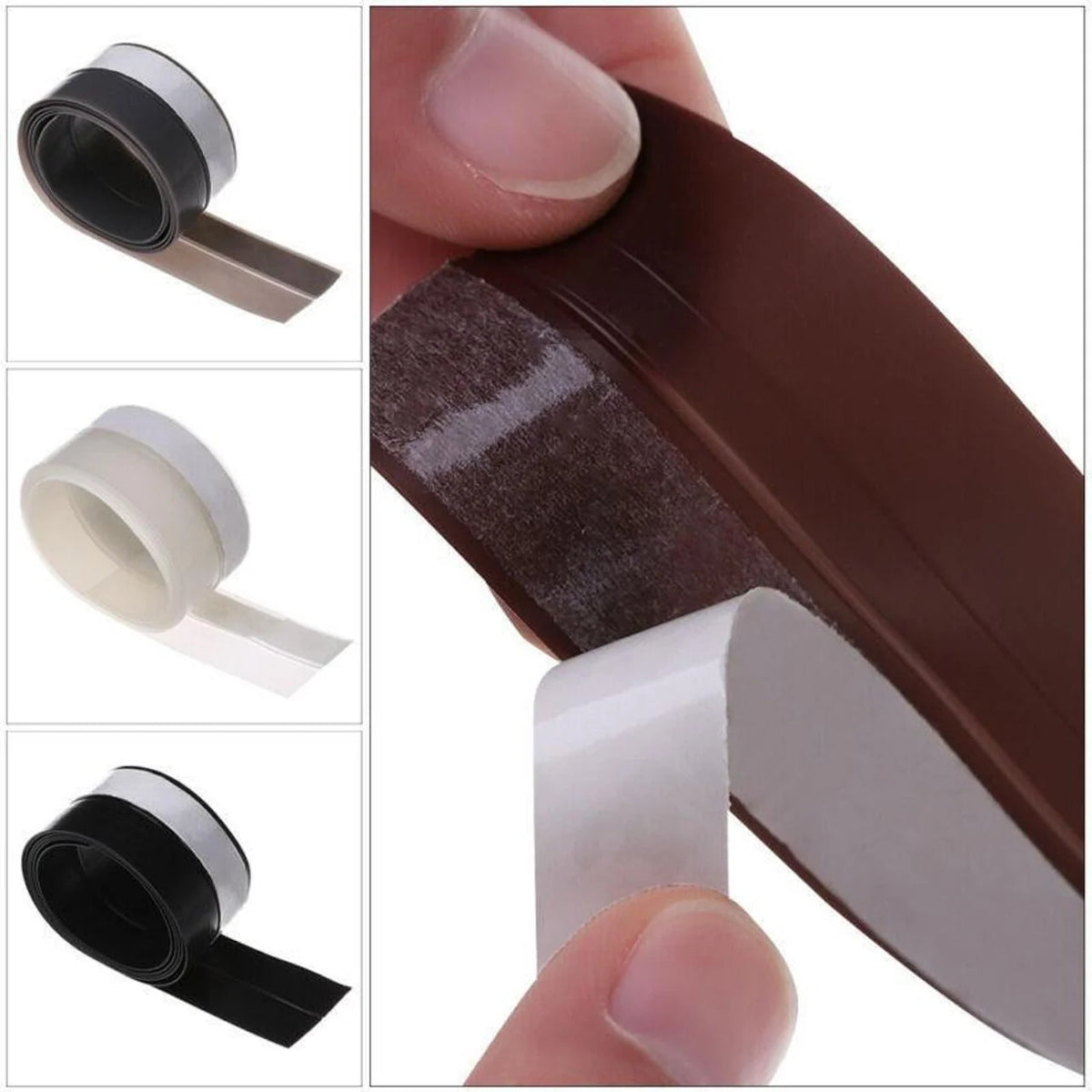 Door & Window Seal Strip Flexible Peel-and-Stick Draft Barrier