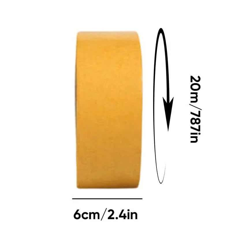 Double-Sided Tape Tear-Resistant Fabric Residue-Free 20m Roll