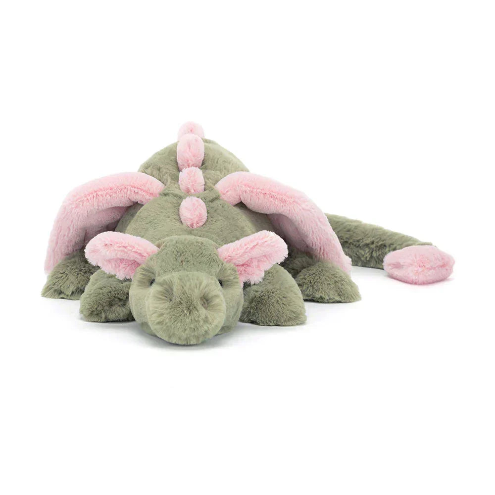 Dragon Plush Toy Extra-Soft With Embroidered Face & Wings