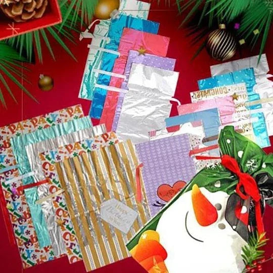 Drawstring Gift Bags Reusable & Tear-Resistant 15 Pack