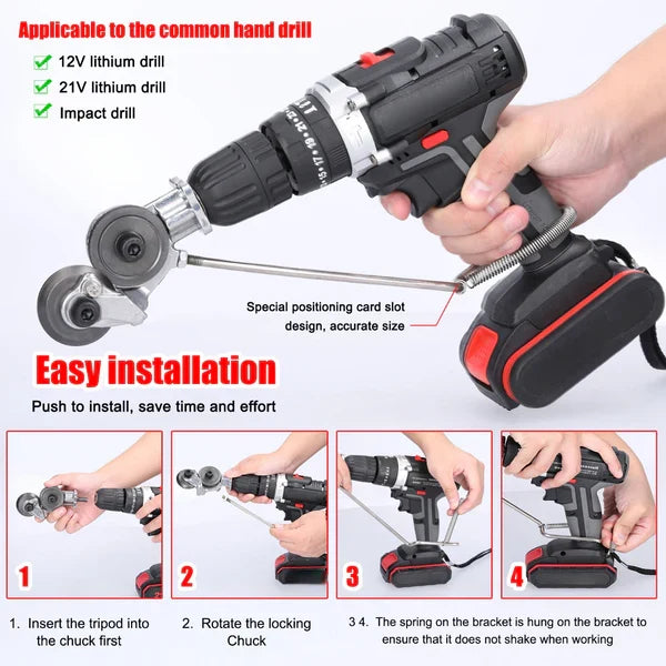 Drill Adapter Metal Cutting Precision Positioning Slots