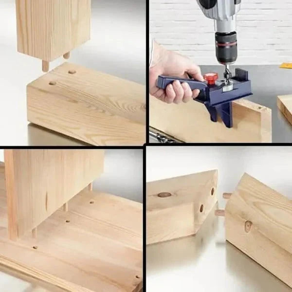 Drill Guide 90-Degree Adjustable Fence Depth Stop