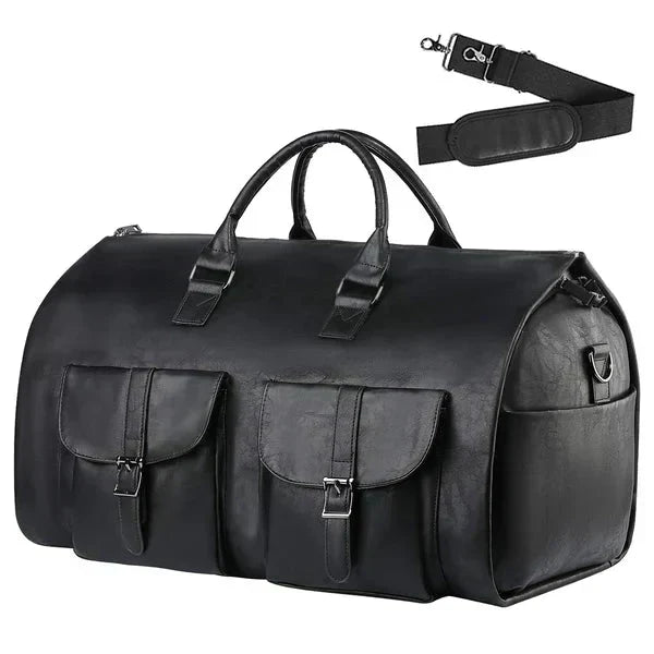 Duffle Bag Convertible Garment Carrier Separate Shoe Compartment