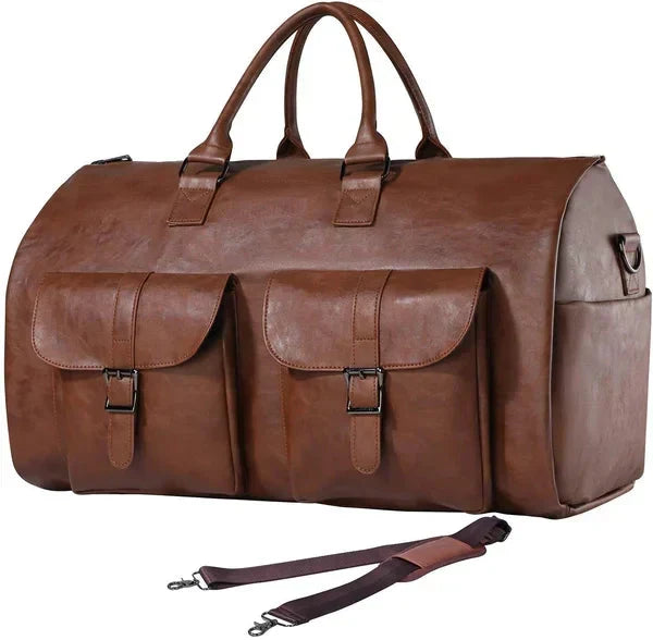 Duffle Bag Convertible Garment Carrier Separate Shoe Compartment