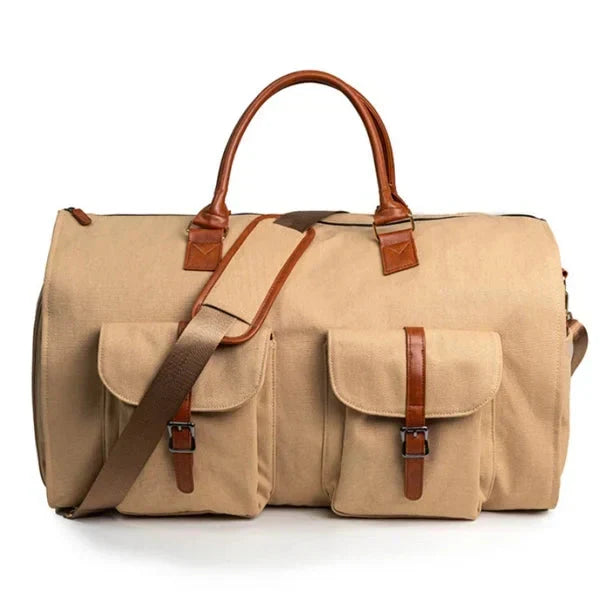 Duffle Bag Convertible Garment Carrier Separate Shoe Compartment