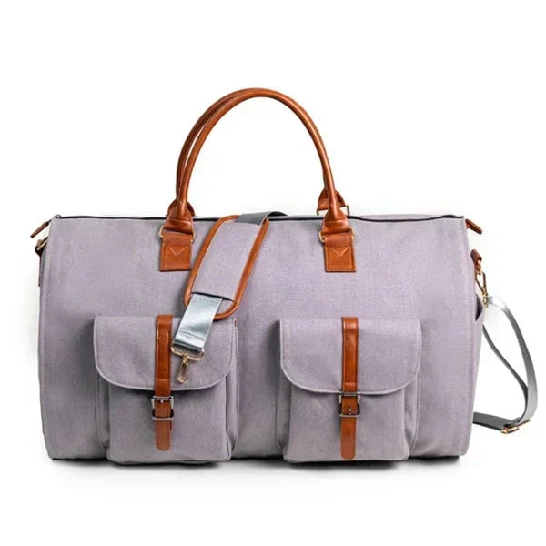 Duffle Bag Convertible Garment Carrier Separate Shoe Compartment