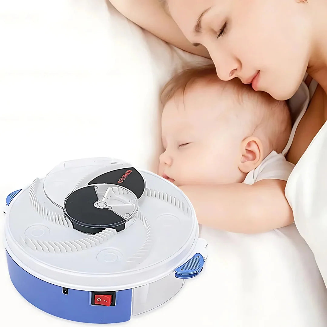 Electric Fly Trap USB Rechargeable LED Light 10-Hour Runtime