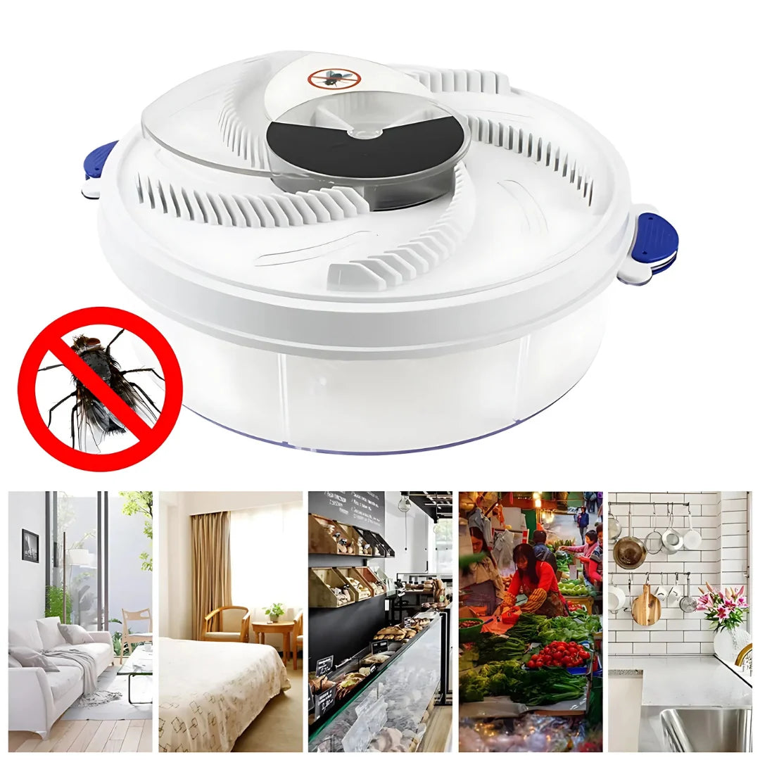 Electric Fly Trap USB Rechargeable LED Light 10-Hour Runtime