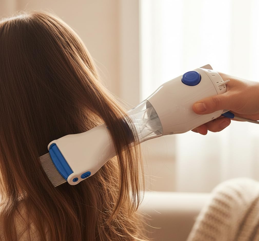 Electric Lice Remover Vacuum Suction & LED Chemical-Free