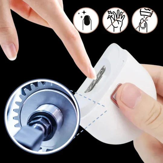 Electric Nail Trimmer Dual-Speed USB Rechargeable & Cordless