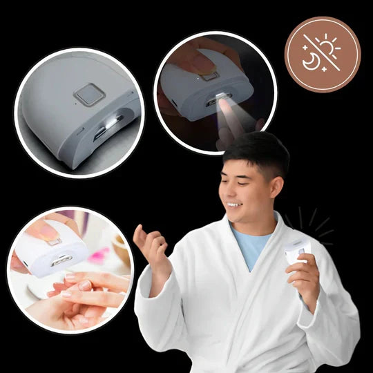 Electric Nail Trimmer Dual-Speed USB Rechargeable & Cordless