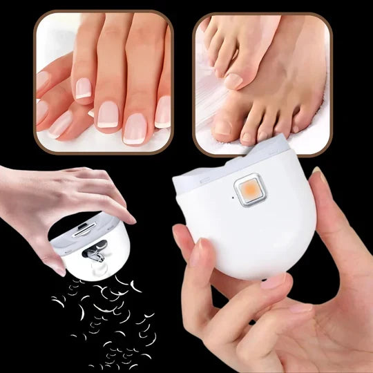 Electric Nail Trimmer Dual-Speed USB Rechargeable & Cordless