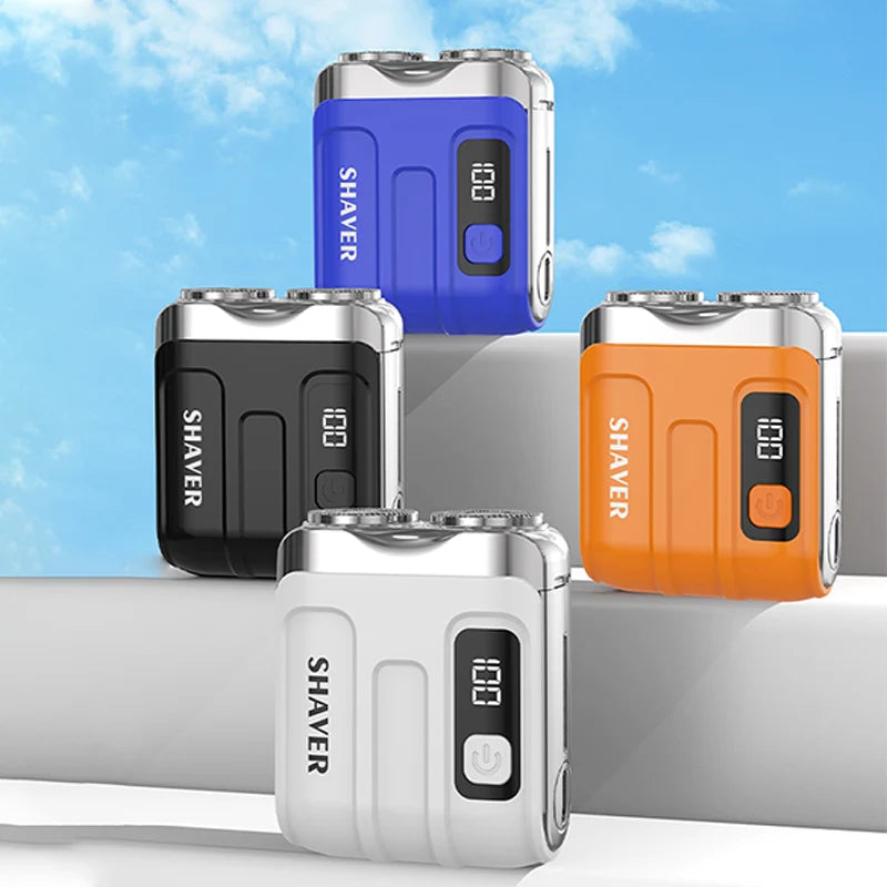 Electric Shaver Dual Head & Beard Sensor USB Rechargeable