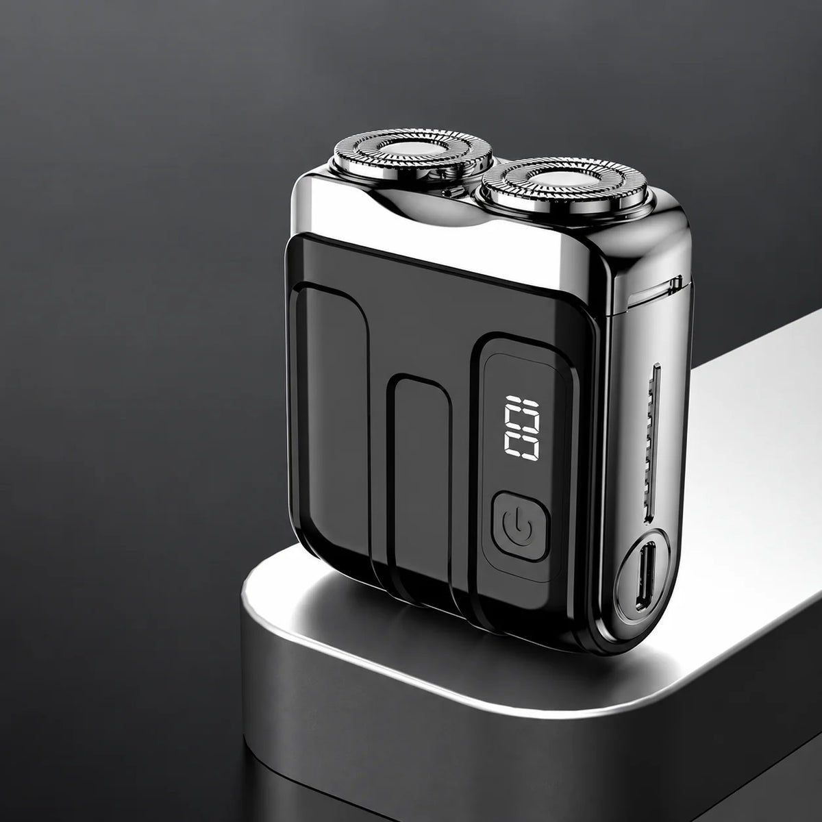 Electric Shaver Dual Head & Beard Sensor USB Rechargeable