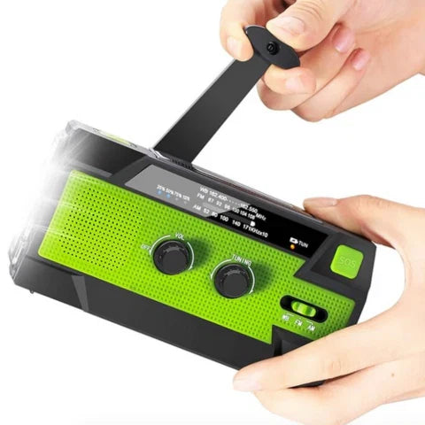 Emergency Radio 4000mAh Crank & Solar