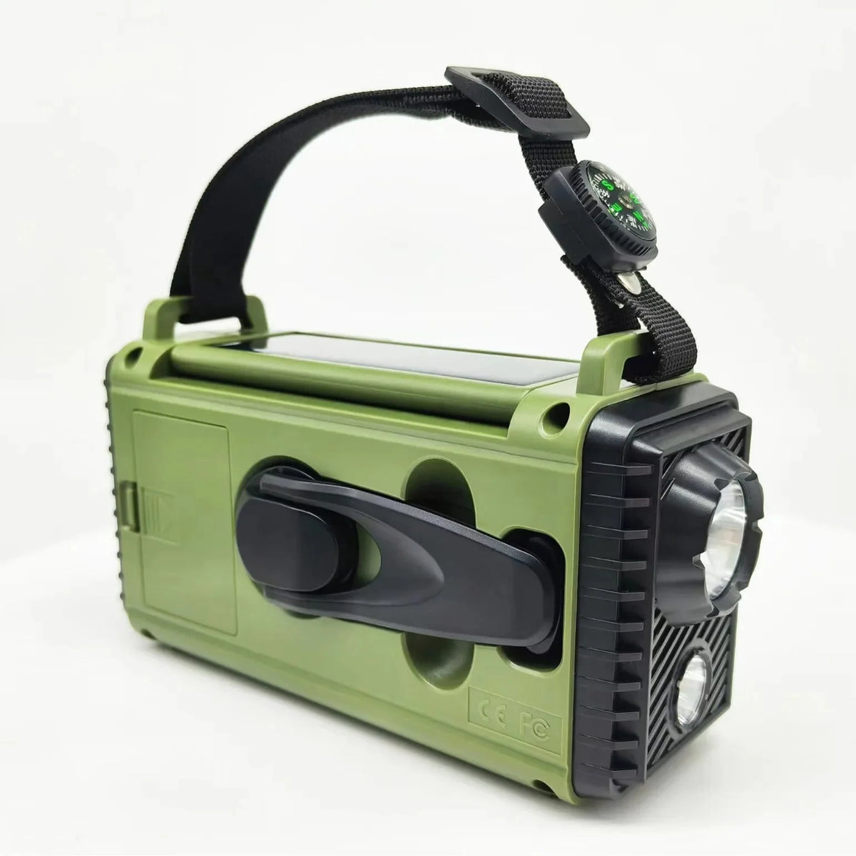 Emergency Radio Hand Crank & Solar 10,000mAh Power Bank