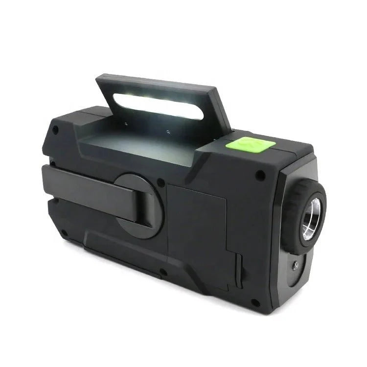 Emergency Radio Solar & Hand Crank Charging Weather Alerts