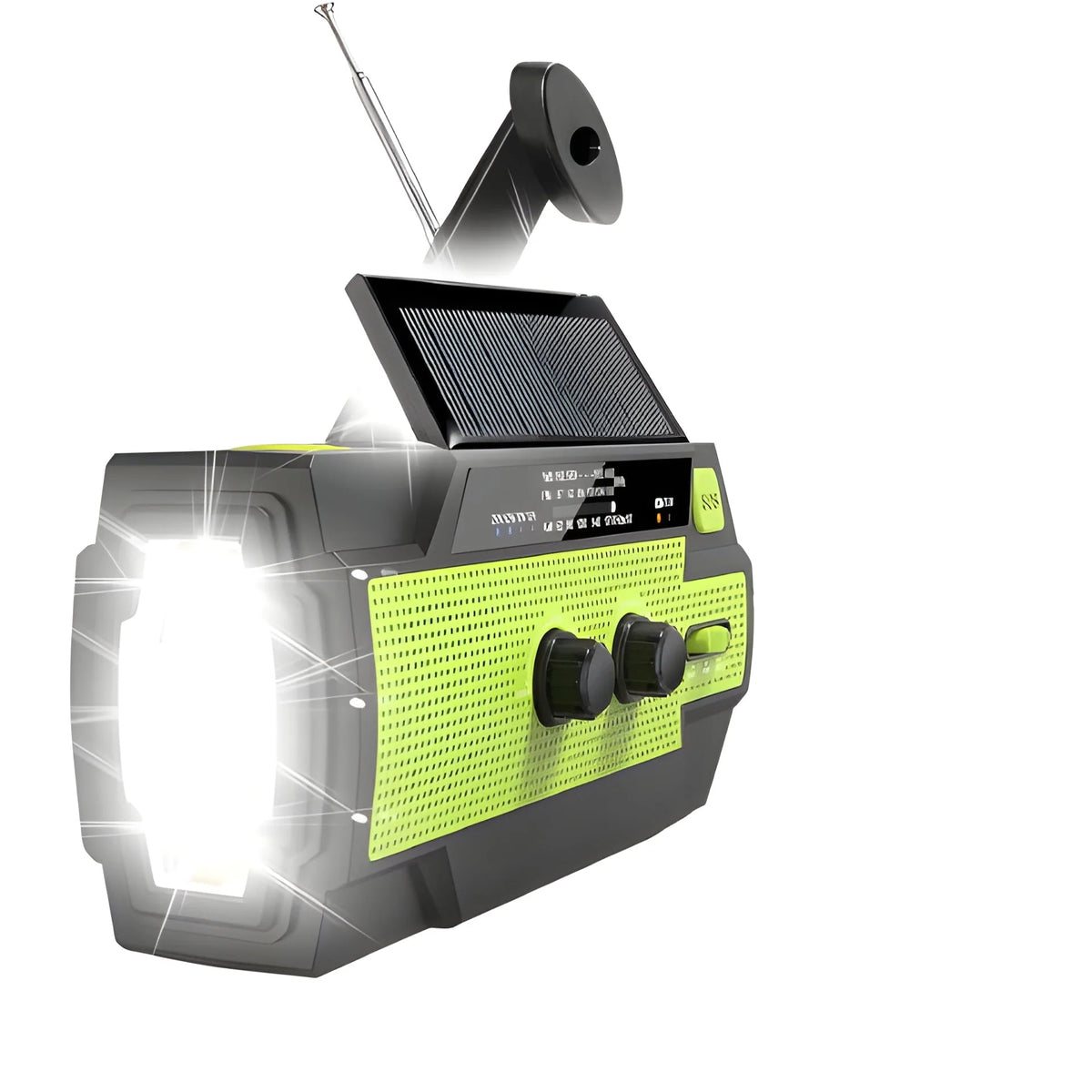 Emergency Weather Radio Hand Crank & Solar 4000mAh Battery